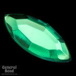 7mm x 15mm Emerald Navette (4 Pcs) #4641-General Bead