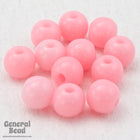 4mm Seamless Pink Vintage Lucite Bead (50 Pcs) #4646-General Bead