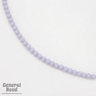 4mm Seamless Lavender Vintage Lucite Bead (50 Pcs) #4647-General Bead