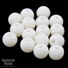 4mm Seamless Off White Vintage Lucite Bead (50 Pcs) #4650-General Bead