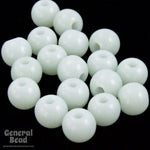 4mm Seamless Pale Sage Vintage Lucite Bead (50 Pcs) #4652-General Bead