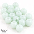 4mm Seamless Pale Sage Vintage Lucite Bead (50 Pcs) #4652-General Bead