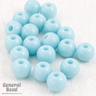 4mm Seamless Light Aqua Vintage Lucite Bead (50 Pcs) #4653-General Bead