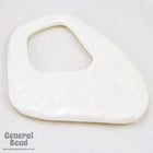 45mm White Modern Hoop (2 Pcs) #4660-General Bead