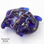 20mm Cobalt Lampwork Frog Bead (6 Pcs) #4667-General Bead