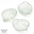 12mm Matte Green Watercolor Petal Leaf (6 Pcs) #4690-General Bead