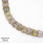 16mm Green, Brown and Silver Butterfly-General Bead