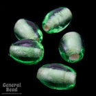 3mm x 5mm Transparent Light Green Oval Bead (200 Pcs) #4704-General Bead