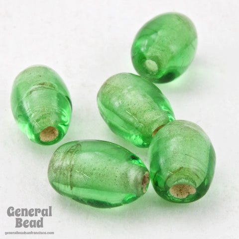 3mm x 5mm Transparent Light Green Oval Bead (200 Pcs) #4704-General Bead