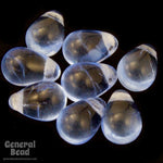 6mm Light Sapphire Teardrop (50 Pcs) #4708-General Bead
