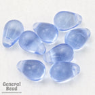 6mm Light Sapphire Teardrop (50 Pcs) #4708-General Bead