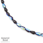 7mm x 10mm Jet AB Teardrop-General Bead