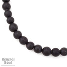 12mm Matte Black Bead (12 Pcs) #4714-General Bead