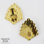 35mm Gold Tone Shield Beadable Ear Clip-General Bead