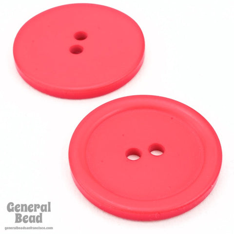 28mm Dark Pink Button #4788-General Bead