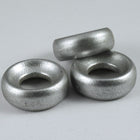 5mm x 18mm Matte Silver Lucite Ring Bead (2 Pcs) #481-General Bead