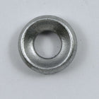 5mm x 18mm Matte Silver Lucite Ring Bead (2 Pcs) #481-General Bead