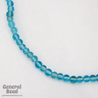 7mm Transparent Aqua Bead (100 Pcs) #4820-General Bead