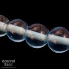 7mm Transparent Aqua Bead (100 Pcs) #4820-General Bead