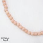 8mm Matte Opaque Light Rose Bead (50 Pcs) #4821-General Bead