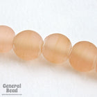 8mm Matte Transparent Light Rose Bead (50 Pcs) #4822-General Bead