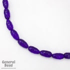 20mm Cobalt Twist Oval Bead (12 Pcs) #4834-General Bead