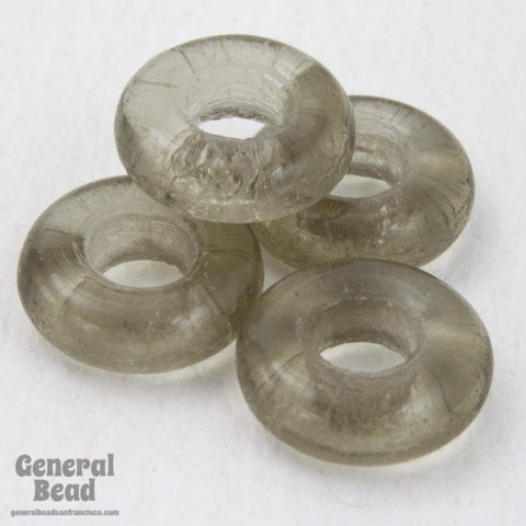 9mm Transparent Grey Ring (25 Pcs) #4835-General Bead