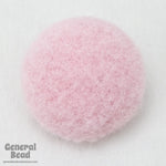 25mm Fuzzy Pink Button #4849-General Bead