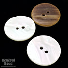 24mm Faux Mother of Pearl Button #4855 SOLD OUT?-General Bead