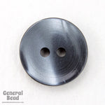 15mm Pearl Dark Grey Button #4861-General Bead