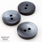 15mm Pearl Dark Grey Button #4861-General Bead