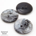 18mm Stormy Pearl Grey Button-General Bead