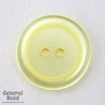 20mm Pearl Yellow Button #4869-General Bead