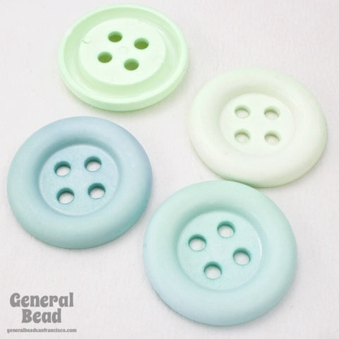 35mm Light Blue Button-General Bead