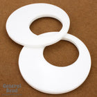 50mm Opaque White Hoop Blank-General Bead