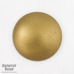 23mm Matte Bronze Low Dome Cabochon-General Bead