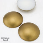 23mm Matte Bronze Low Dome Cabochon-General Bead
