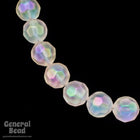 15mm Matte Pale Pink AB Faceted Round Bead-General Bead