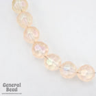 15mm Matte Pale Pink AB Faceted Round Bead-General Bead