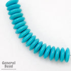 12mm Turquoise Rondelle (10 Pcs) #4902-General Bead