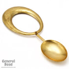 60mm Brass Hoop Stamping with 28mm Dome #4912-General Bead