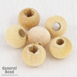 6mm Natural Unfinished Wood Bead-General Bead