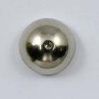 20mm Metallic Silver Half Dome (2 Pcs) #491-General Bead