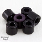 5mm Black Tile Bead (50 Pcs) #4925-General Bead
