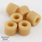 5mm Tan Tile Bead (50 Pcs) #4926-General Bead