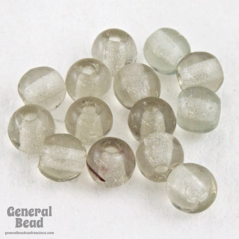 4mm Transparent Grey Bead (50 Pcs) #4935A-General Bead