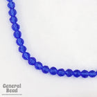 6mm Transparent Sapphire Faceted Round Bead-General Bead