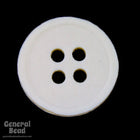 16mm White Button #4955-General Bead