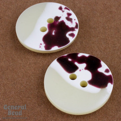 20mm Faux Mother of Pearl Button #4956-General Bead