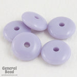 10mm Lavender Rondelle (10 Pcs) #4973-General Bead